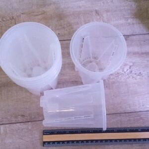 Set Of 6 Tall SeedStarterSet/Orchid Pot